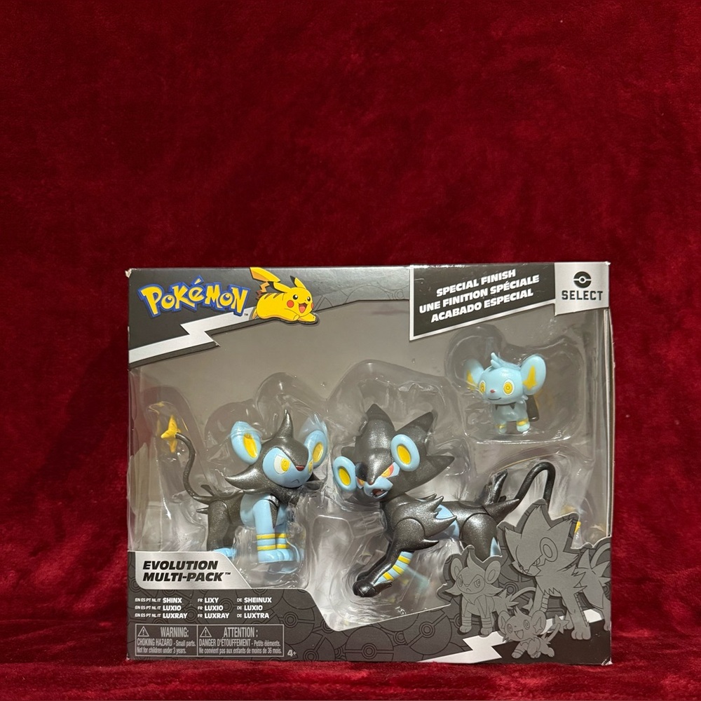 Pokémon Select Shinx, Lixy, Sheinux Special Finish Evolution Multi-Pack
